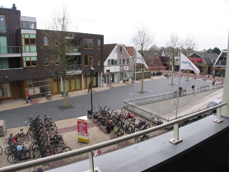 Uitzicht op het plein Uitzicht op het plein